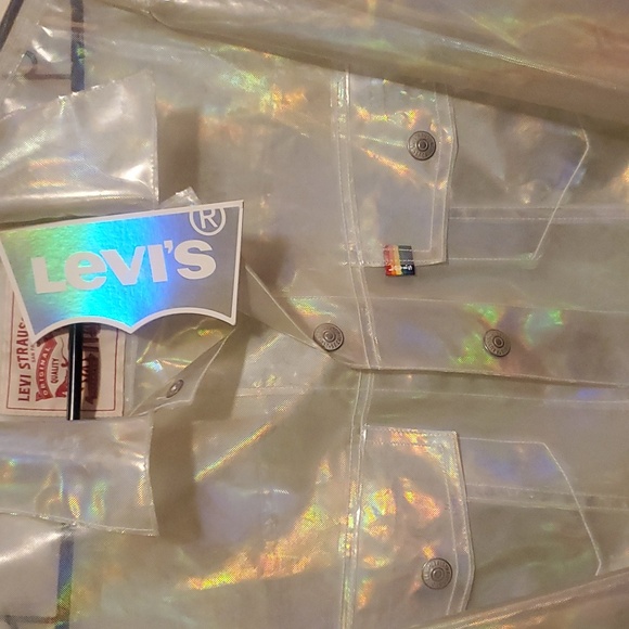 Levi's Original Pride Clear Vinyl Type III Trucker Jacket - Picture 2 of 12